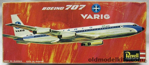 Revell 1/144 Boeing 707 Varig - Kikoler Issue, H246 plastic model kit